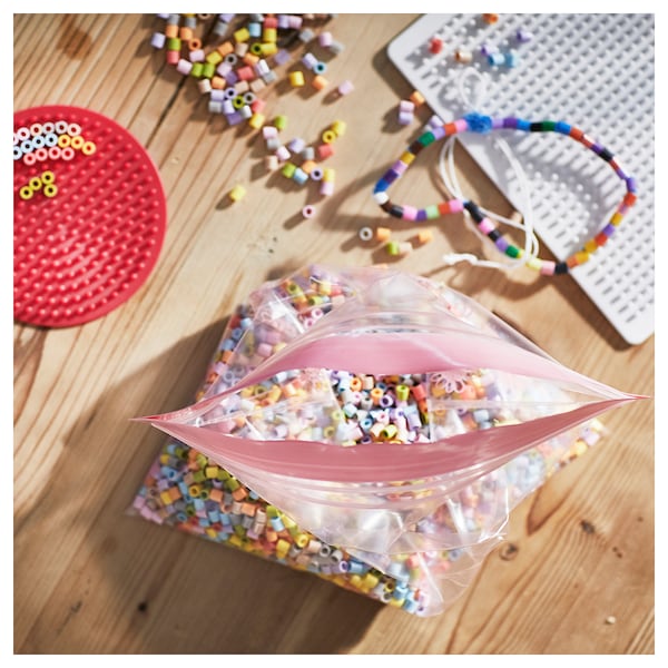 ISTAD イースタード フリーザーバッグ, 模様入り レッド/ピンク, 2.5/1.2 l